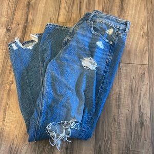 American eagle jeans - ripped size 6